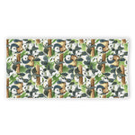 Watercolor Panda Bear Pattern Print Beach Towel