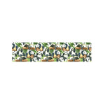 Watercolor Panda Bear Pattern Print Bed Runner