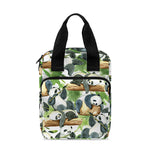 Watercolor Panda Bear Pattern Print Bible Tote Bag