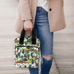 Watercolor Panda Bear Pattern Print Bible Tote Bag