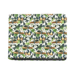Watercolor Panda Bear Pattern Print Bifold Wallet