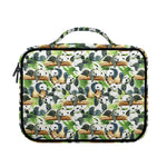 Watercolor Panda Bear Pattern Print Briefcase Bible Bag