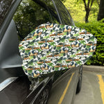 Watercolor Panda Bear Pattern Print Car Side Mirror Covers