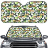 Watercolor Panda Bear Pattern Print Car Windshield Sun Shade