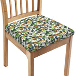 Watercolor Panda Bear Pattern Print Chair Cushion Cover