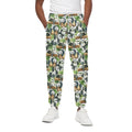 Watercolor Panda Bear Pattern Print Cotton Sweatpants