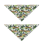 Watercolor Panda Bear Pattern Print Dog Bandana