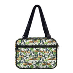 Watercolor Panda Bear Pattern Print Double Strap Bible Bag