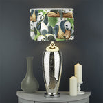 Watercolor Panda Bear Pattern Print Drum Lamp Shade
