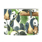 Watercolor Panda Bear Pattern Print Drum Lamp Shade