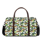 Watercolor Panda Bear Pattern Print Duffle Bag