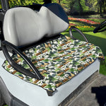 Watercolor Panda Bear Pattern Print Golf Cart Seat Cover