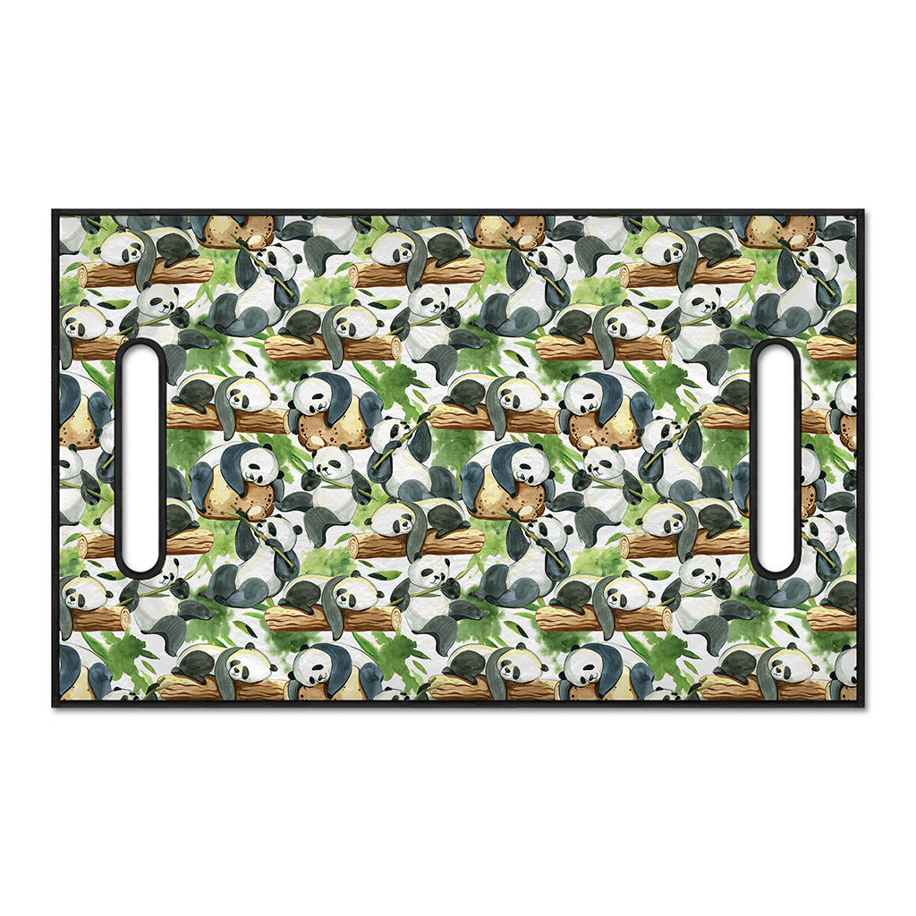 Watercolor Panda Bear Pattern Print Golf Cart Seat Cover