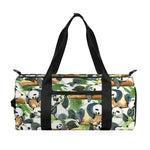 Watercolor Panda Bear Pattern Print Gym Bag