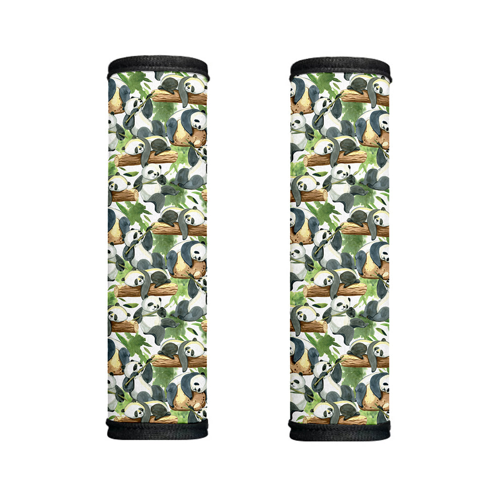 Watercolor Panda Bear Pattern Print Handle Covers