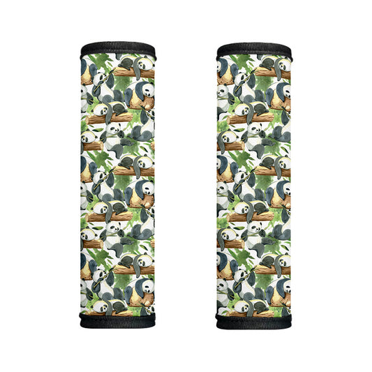 Watercolor Panda Bear Pattern Print Handle Covers