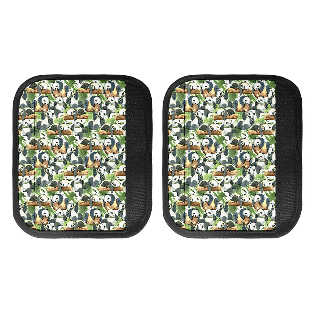 Watercolor Panda Bear Pattern Print Handle Covers