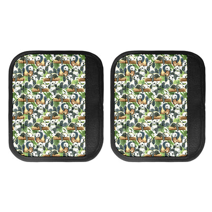 Watercolor Panda Bear Pattern Print Handle Covers
