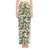 Watercolor Panda Bear Pattern Print High Slit Maxi Skirt