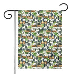 Watercolor Panda Bear Pattern Print House Flag