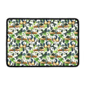Watercolor Panda Bear Pattern Print Kitchen Mat