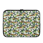 Watercolor Panda Bear Pattern Print Laptop Sleeve
