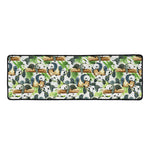 Watercolor Panda Bear Pattern Print Long Kitchen Mat