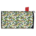 Watercolor Panda Bear Pattern Print Mailbox Cover