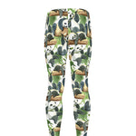 Watercolor Panda Bear Pattern Print Men's leggings