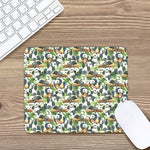 Watercolor Panda Bear Pattern Print Mouse Pad