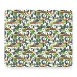 Watercolor Panda Bear Pattern Print Mouse Pad