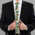 Watercolor Panda Bear Pattern Print Necktie