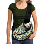 Watercolor Panda Bear Pattern Print Pet Sling Carrier