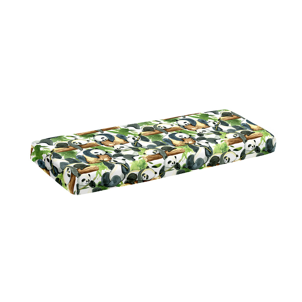 Watercolor Panda Bear Pattern Print Piano Keyboard Cover