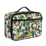 Watercolor Panda Bear Pattern Print Portable Lunch Bag