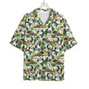 Watercolor Panda Bear Pattern Print Rayon Hawaiian Shirt