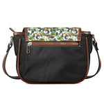 Watercolor Panda Bear Pattern Print Saddle Bag