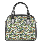 Watercolor Panda Bear Pattern Print Shoulder Handbag