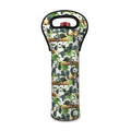 Watercolor Panda Bear Pattern Print Single Neoprene Wine Tote