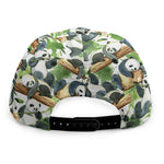 Watercolor Panda Bear Pattern Print Snapback Cap