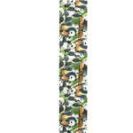 Watercolor Panda Bear Pattern Print Table Runner