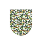 Watercolor Panda Bear Pattern Print Toilet Lid Cover