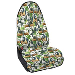 Watercolor Panda Bear Pattern Print Waterproof Car Seat Cover