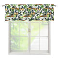 Watercolor Panda Bear Pattern Print Window Valance