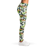 Watercolor Panda Bear Pattern Print Women's Leggings