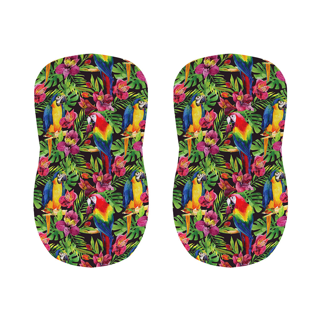 Watercolor Parrot Pattern Print Bar Stool Covers
