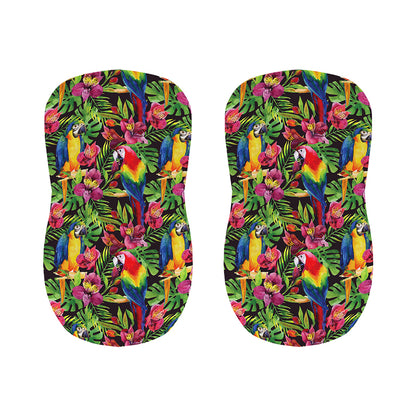 Watercolor Parrot Pattern Print Bar Stool Covers