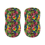 Watercolor Parrot Pattern Print Bar Stool Covers