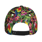 Watercolor Parrot Pattern Print Baseball Cap