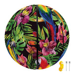 Watercolor Parrot Pattern Print Basketball